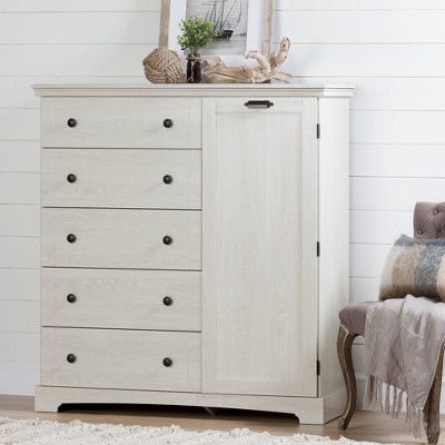 Avilla Door Chest with 5 Drawers - South Shore