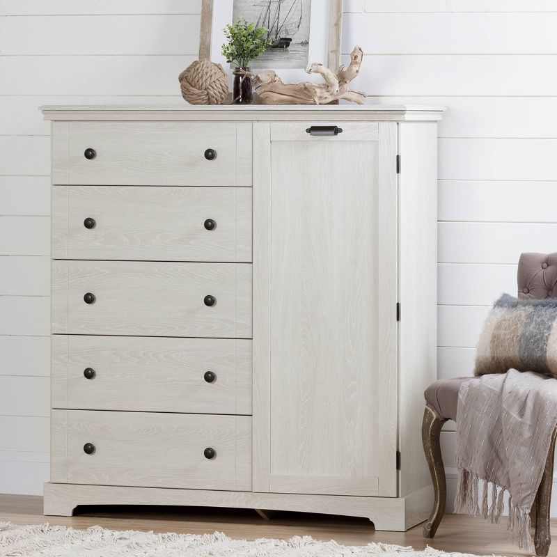 Avilla Door Chest with 5 Drawers - South Shore, 3 of 10