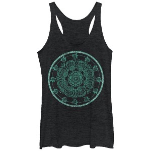 Women's Lost Gods Henna Circle Racerback Tank Top - 1 of 3