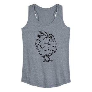Women's - Instant Message - Country Casuals Graphic Racerback Tank - 1 of 4