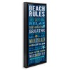 Stupell Industries Beach Rules Relax Breathe, 15" x 31" - 3 of 4