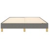 vidaXL Bed Frame Dark Gray Fabric (100% polyester), plywood, engineered wood - 4 of 4