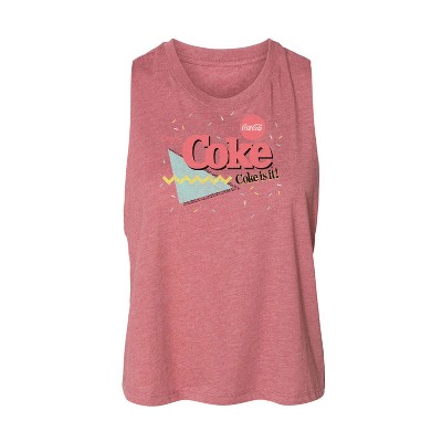 Women's - Coca-Cola - 90's Retro Style Graphic Racerback Tank