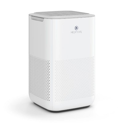 Medify Air MA-15 Compact Home Air Purifier with Dual H13 True HEPA Filter, Removes 0.10 Micron Particles for Up to 330 Square Foot Rooms, White