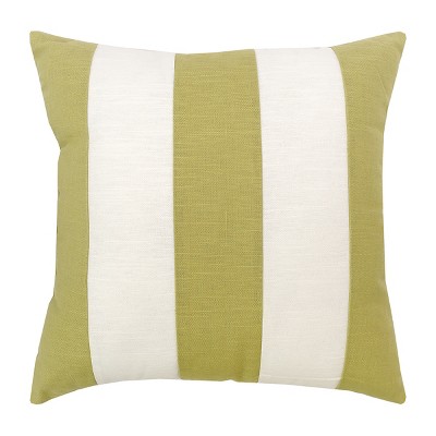 C&F Home 17" x 17" Green/White Stripes Pillow