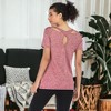 Anna-Kaci Active Women's Yoga Tops Activewear Running Workouts Cross Back Sports Shirts - 4 of 4