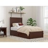 Noho Bed with Footboard and Twin Extra Long Trundle - AFI - image 2 of 4