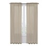 Kate Aurora Basic 2 Pack Sheer Voile Home Window Curtains - 2 of 3