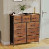 BestMassage 5/8/9-Drawer Fabric Dresser with Wood Top Versatile Storage Cabinet Organizer with Steel Frame - 2 of 4