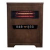 Country Living Infrared Portable Rolling Space Heater with Birchwood Grain Finish - 3 of 4