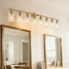 BAOURE Modern Vanity Light, Bathroom Light Fixtures for Expansive Bathrooms, Wall Lamp with Clear Glass for Mirror, Living Room - 3 of 4
