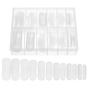 Unique Bargains Scale Faux Crystal Extension Fake Nails 120 Pcs - 1 of 4