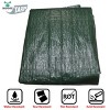 Moose Supply Waterproof Poly Tarp Firewood Cover, Green/Brown - 4 of 4