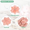 Unique Bargains Artificial Satin Durable Flexible Decorative Mini Ribbon Flowers with Rhinestones 1.2 Inch 100 Pcs - 2 of 4