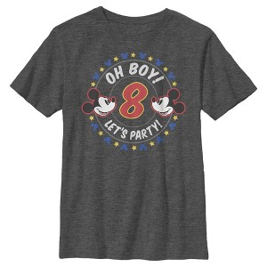 Boy's Mickey & Friends 8th Birthday Let's Party T-Shirt - 1 of 4