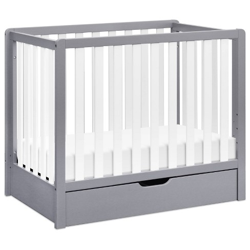 Greenguard Gold Certified Carters by DaVinci Colby 4-in-1 Convertible Mini Crib with Trundle in Washed Natural 