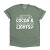 Simply Sage Market Hot Cocoa and Christmas Lights Garment Dyed Tee - 2 of 4