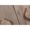 Oak Antique Storage Cabinet, Sideboard Cabinet with Carved Flower Door Handle, Accent Cabinet for Living Room, Hallway, Entryway, brown, type 1 - 4 of 4