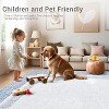 Washable Runner Rug Modern Bordered Soft Non-Slip Rugs for Bedroom Low-Pile Stain Resistance Indoor Carpet Non Shedding Rug - 4 of 4