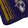 NFL Baltimore Ravens Basic Block Double-Sided Flannel Fleece Blanket - 2 of 3