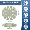 Unique Bargains Silicone Heat-Resistant Non-Slip Round Trivet Placemats 6.7" 2 Pcs - 2 of 4