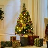 Yaheetech 2Ft/3Ft Pre-Lit Outdoor Pathway Christmas Trees, Set of 2 - 2 of 4