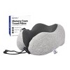 iReliev Memory Foam Travel Pillow with Tote, Earplugs and Eye Mask Relaxable Kit - 4 of 4