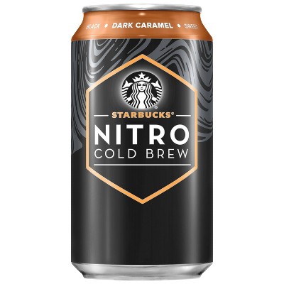 Starbucks Nitro Cold Brew Dark Caramel Premium Coffee Drink - 9.6 fl oz Bottle