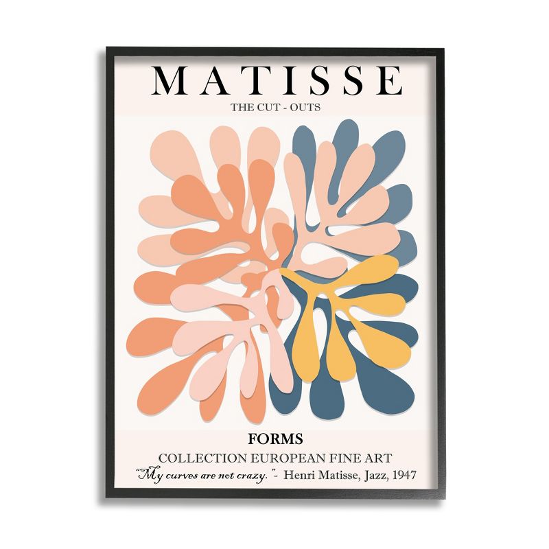 Stupell Industries Classical Matisse Painting Cut Out Forms Traditional Abstract, 1 of 7