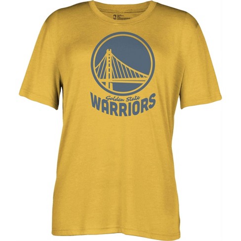 Nba Golden State Warriors Women's Short Sleeve Vintage Logo Tonal