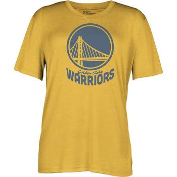 NBA Golden State Warriors Women's Short Sleeve Vintage Logo Tonal Crew T-Shirt
