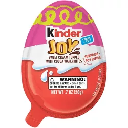 Kinder Joy Easter Chocolates - 1ct - 0.7oz (Packaging May Vary)