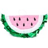 Juvale 3 Pack Mini Watermelon Slice Pinatas for Kids Birthday Party Decorations Supplies, Fiesta Tropical Summer, 6.25 x 3 in - 3 of 4