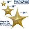 Novelty Lights Hanging Ornament, Fold‑Flat Metallic Mesh 3D Folding Star, Lightweight, Ready‑to‑Hang, Flame‑Resistant, Easy Storing - 2 of 4