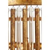 6-Light 25" x 22" Metal Crystal Embellished Chandelier with Link Style Chain Brass - Olivia & May - 4 of 4