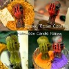 JDICTION 3D Halloween Skull Candle Molds for Epoxy Resin, Aromatherapy Soap & Ghost Hand Silicone Casting - 3 of 4