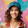 Dalix Black Cat Embroidered Womens Cotton Dad Hat Baseball Cap Adjustable - 3 of 4