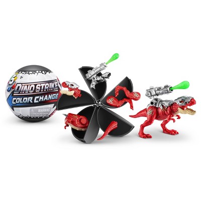 5 Surprise Dino Strike Color Change Capsule Dinosaur Figure