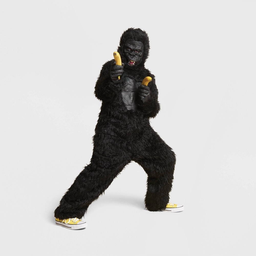 Halloween Kids' Deluxe Gorilla Halloween Costume Jumpsuit with Mask XL - Hyde & EEK! Boutique