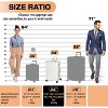 Luupatchy PC+ABS Aluminum Frame Zipperless Checked Luggage Hard Shell Suitcase with TSA Lock Double Spinner Wheels - 2 of 4