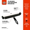 Field Tuff 72 Inch Cultipacker 3 Point Hitch Black Durable Agricultural Implement for Soil Preparation and Seed Bed Firming, Black - 2 of 4