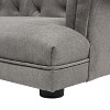 Gulches Kiki 36.5" Chesterfield Dog Sofa Bed, Medium, Uptown Gray Stain Resistant High Performance Polyester - 4 of 4
