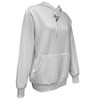 NBA San Antonio Spurs Women's Long Sleeve Crusive Textured White Hooded Sweatshirt - 3 of 4