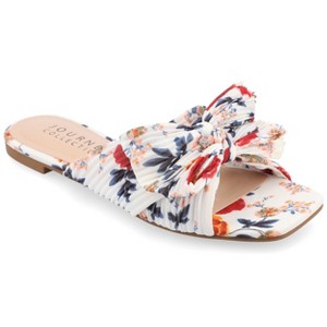 Journee Women's Serlina Flat Sandals - 1 of 4