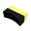 Unique Bargains U-Shape Tire Waxing Polishing Sponge Pads Car Clean Brush Yellow Black 3 Pcs - image 2 of 3