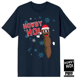 South Park Howdy Ho Crew Neck Short Sleeve Navy Men's T-shirt - 1 of 3