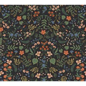 Rifle Paper Co. Wildwood Black Peel and Stick Wallpaper - 1 of 4