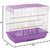 Prevue Pet Products SP1804-3 Flight Cage, Lilac/White,26" L x 14" W x 22 1/4" H - 4 of 4