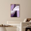 Art Remedy Fashion Fest Amethyst and Earth Combo Retro Abstract Wall Art Framed - 2 of 4