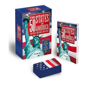 The 50 States of America Book & Card Deck - by  Tim Glynne-Jones (Paperback)